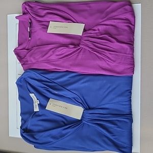 2 Jones New York Sport Flattering Soft Drape Tops | 3/4 Sleeve | Size XL | NWT
